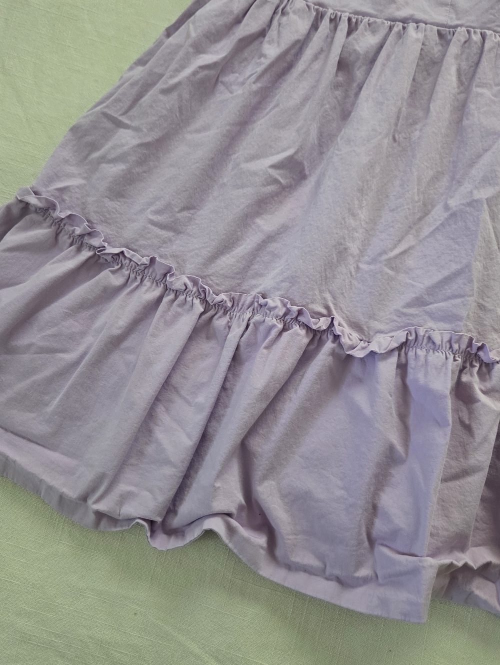 Lavender Ruffled Tiered Dress Shop The Mint Girls Dress Kids 10/12 Purple - Picture 4 of 12